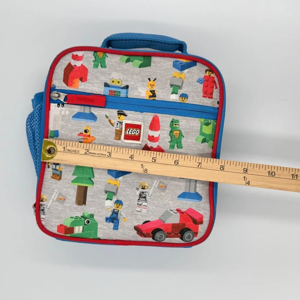 Pottery Barn Kids LEGO Lunch Box Boy Mackenzie Insulated Minifigure School Bag